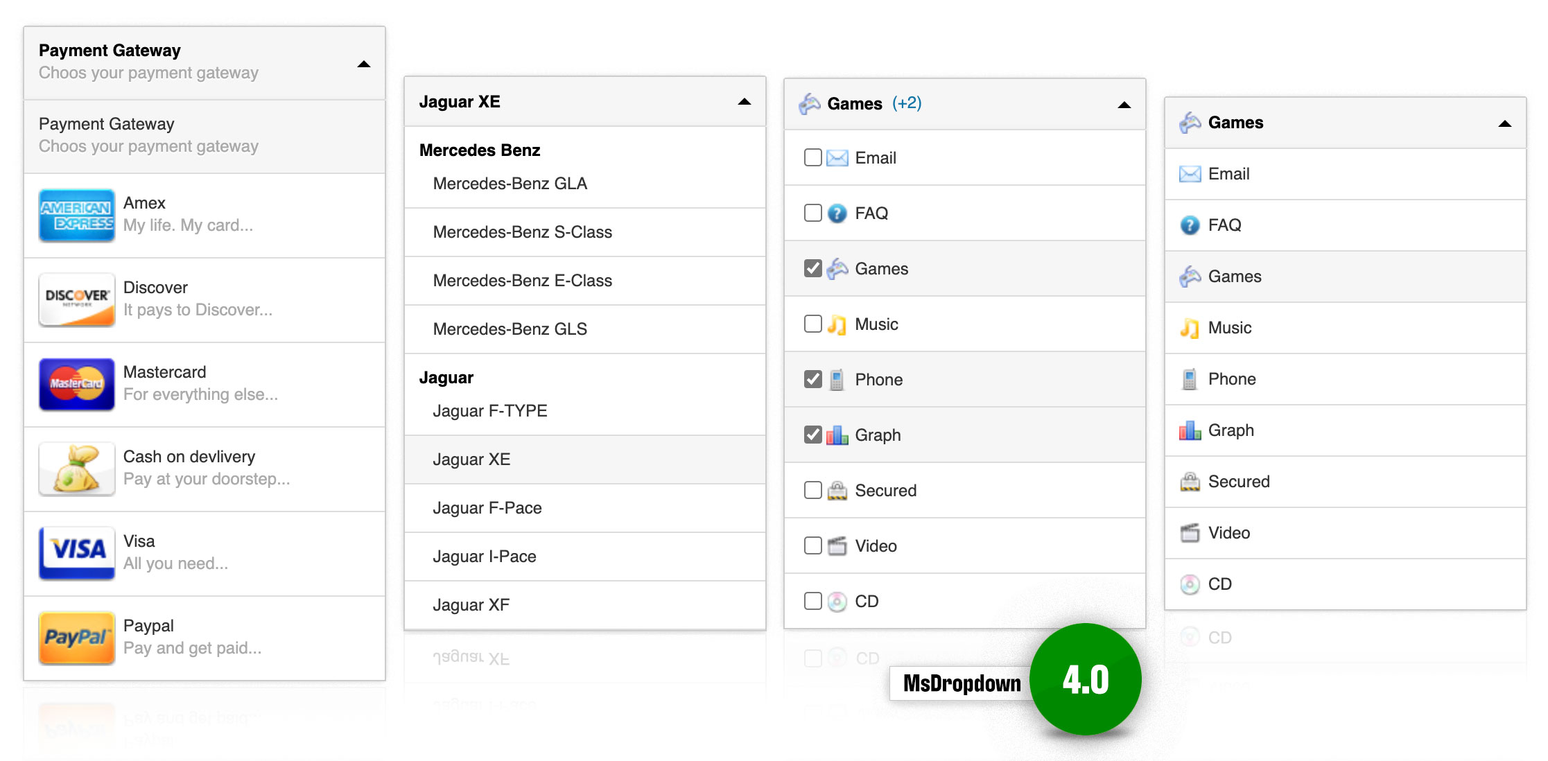 Image dropdown preview Image dropdown preview